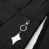 WOOL-SILK DOUBLE BREASTED JACKET WITH METAL TAG (6624148848758)