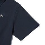 MONO CHERRY CROP PIQUE [DARK NAVY]