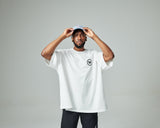 I Diff Logo Oversize T-shirts (White) (6555049459830)