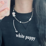 ホワイトパピーネックレス / [seventeen SEUNGKWAN] MADE white puppy Necklace