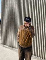 two-tone suede jacket 