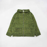 ASCLO Clover Brush Knit Hood Zip Up (4color)