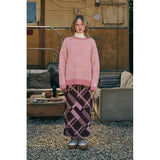 CHERRY TEXTURE LOOSE FIT KNIT [PINK]