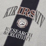 キルシーアーチロゴリワークトレーナー／ ARCH LOGO REWORKED SWEATSHIRT KA [MELANGE GRAY] (6605143572598)
