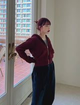 クラウドフードジップアップ/Cloud Hood Zip Up (3color)