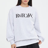 リセントロゴスウェットシャツ/RECENT LOGO SWEAT SHIRT_LIGHT GREY