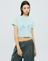 ディスイズマイぺットクロップTシャツ/THIS IS MY PET CROP TSHIRT-MINT