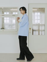 ユニセックスフォールディングシャツ/unisex folding shirts sky blue