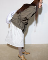 STRING MIX LAYERED DRESS (WHITE)