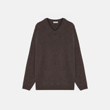 ベースファインウールVネックニット (5 color)
