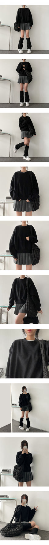Niro Fleece Cropped Sweatshirt