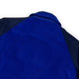 [UNISEX] Reversible Logo-Appliqued Cotton-Corduroy Bomber Jacket (Blue)