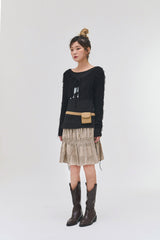 ディアアイレットTシャツ/Dear eyelet t (2 colors)