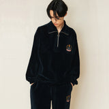 GHCコーデュロイハーフジップ/GHC CORDUROY HALF ZIP-UP_NAVY