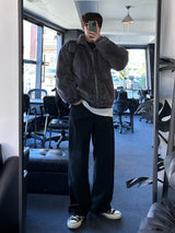 overfit wellon kara mink loosefit jumper