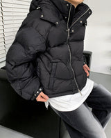 オウンノアダックダウンクロップドパッデッドジャケット/OWN Noah Duck Down Cropped Padded Jacket (2 colors)