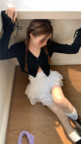 カンカンフリルスカート /  cancan frill skirt