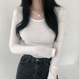 フリースドスクープネックトップ / Fleeced Scoop Neck Top