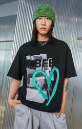 ラブシティTシャツ/love city tee_ black