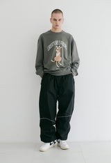 CS ラッキークルーネック / BSR2223FWPO071 CS LUCKY CREWNECK LIGHT KHAKI