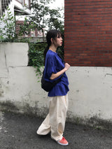 Slip down dyeing boxy t 