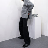 スリーブディタチャブウォーマータートルネックニット / SI Sleeve Detachable Warmer Turtleneck Knitwear (2 colors)