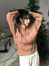 Siren knit hood