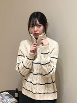 Serac zip-up knit 