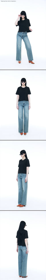 アンバランスポケットデニムパンツ / UNBALANCE POCKET DENIM PANTS