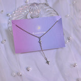 y shape necklace