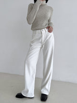 かhしみあウールポーラーニット / Cashmere wool polar knit (8color)