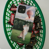 バルーン＆キャットiPhoneケース/Balloon & Cat (Matt)