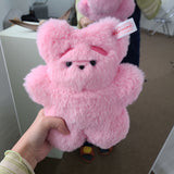 Pink Yeti Teddy bear (6658146533494)