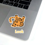 LOOK TIGER REMOVABLE STICKERS (6538524491894)