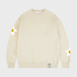 [UNISEX] Multi-tape flower smile drawing sweatshirt