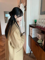 Rio three-button classic long coat