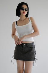 コルセットクラックスカート / Corset Crack Skirt (2color)
