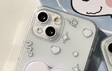 グルーミングパーティーホワイトフォーンケース / Grooming Party White Phone Case