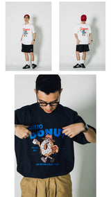 マンデイボスモーニングコールスイートハートサークルボスTシャツ