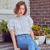 レースレイヤードブラウス / Lace Layered Blouse