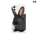 black rabbit glossy case