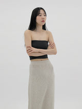 スリムベーシックチューブトップ / Slim Basic Tube Top (4color)