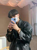 エジュクロベルトブレスレット / ASCLO Leather Belt Bracelet (2color) (6557458661494)