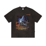 ビンテージウォッシングセメンタリーT / Vintage Washing Cemetary Tee Black