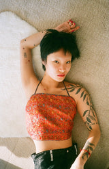 ツナニューイヤークロップドエプロントップ / Lunar New Year Cropped Apron Top (4520763883638)