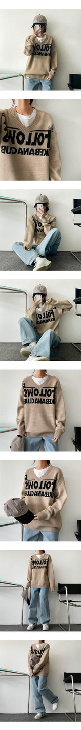 Follow V-knit