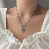 レタリングハートウェイネックレス/jhi Lettering Heart Two Way Necklace