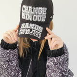 チェンジキャンペーンキャップ / CHANGE CAMPAIGN CAP ver.2_BLACK