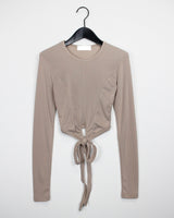 リボンレースTシャツ/Kaz Ribbon Raised T-shirt (3color)