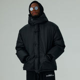 オーバーフィットフードダックダウン/OVERFIT HOOD DUCK DOWN-BLACK